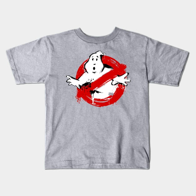 ghostbusters logo Kids T-Shirt by sisidsi